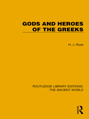 cover image of Gods and Heroes of the Greeks